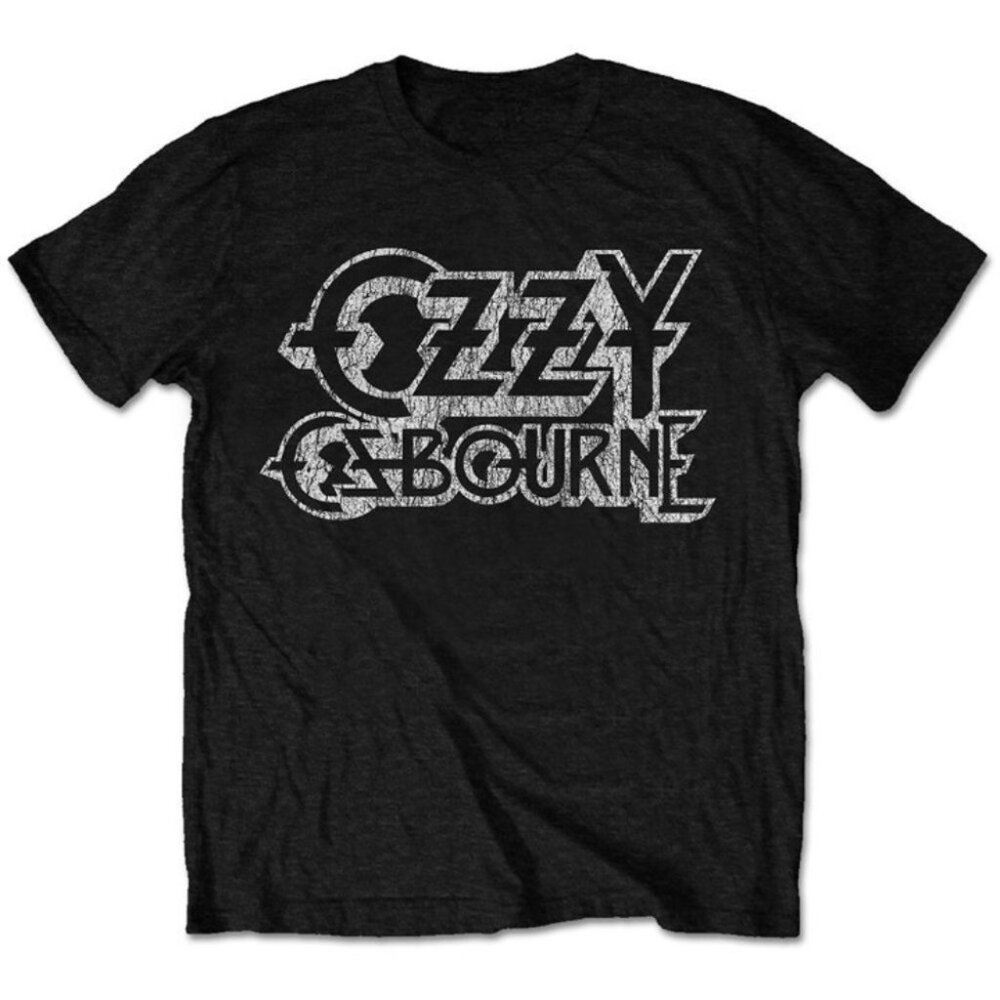 Ozzy Osbourne Logo Tee Classic Rock Band Graphic Shirt